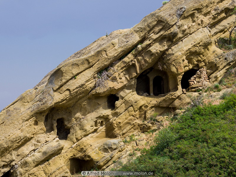 15 Monk living quarters in the rock wall