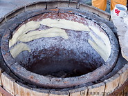 12 Bread baking in oven