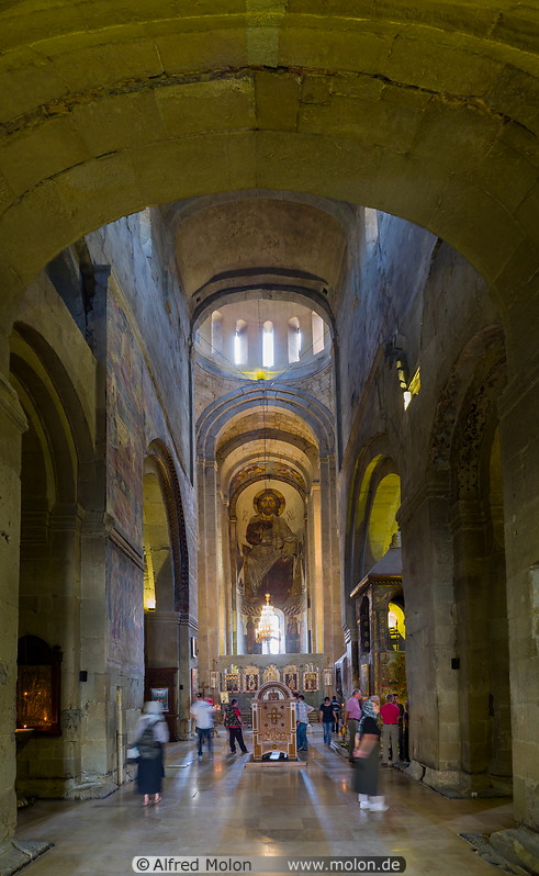 27 Svetitskhoveli cathedral interior