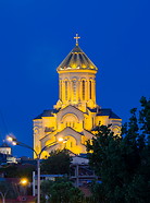 18 Sameba cathedral at night