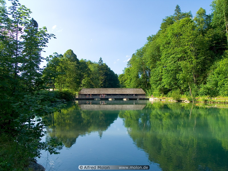 06 Lake and wooden covered bridge