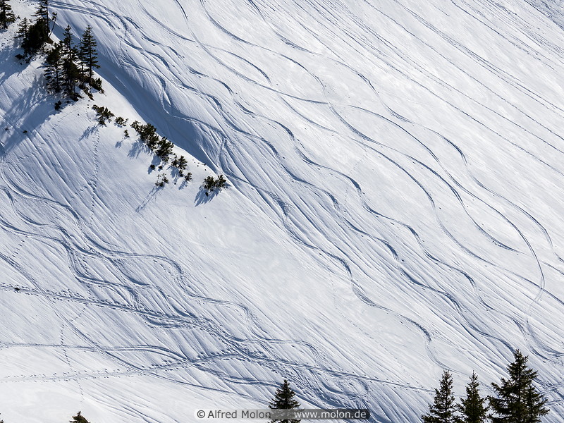 15 Ski tracks