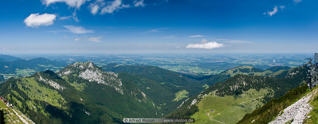 18 View of Bavarian alps towards Munich