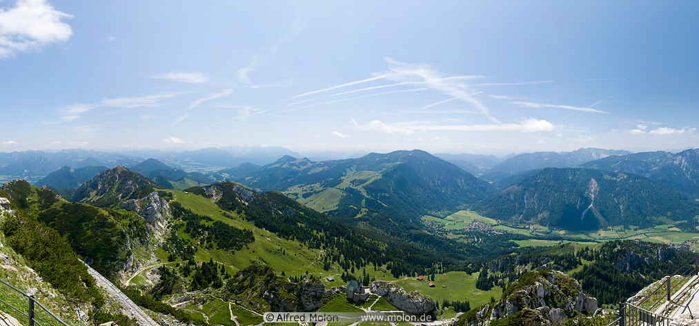20 Panoramic view of Bavarian alps