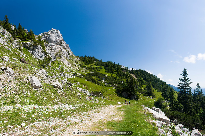 26 Alpine scenery and hiking trail