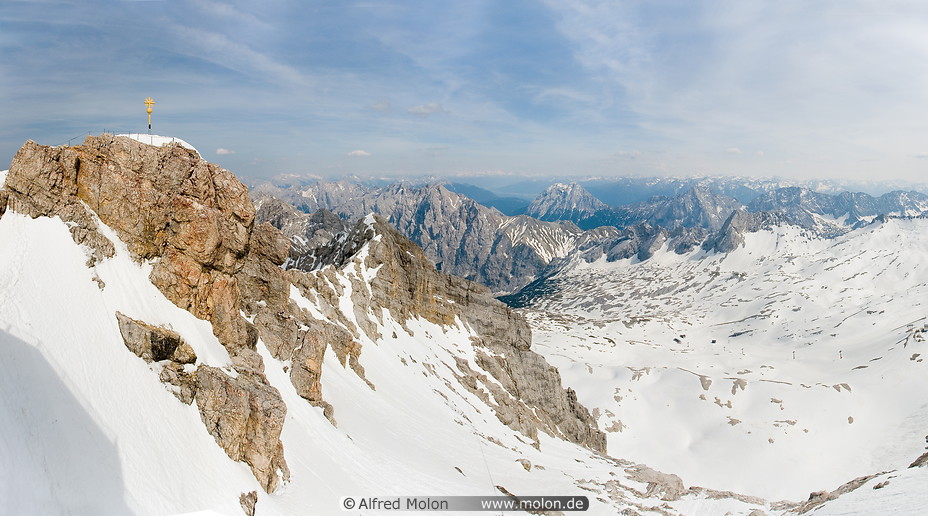 20 Panorama of summit, mountains and glaciers
