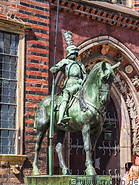 43 Bronze statue of knight