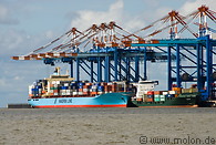 15 Container ship and gantry cranes