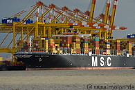 17 Container ship and gantry cranes