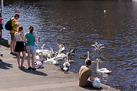 11 Feeding the swans on Ballindamm