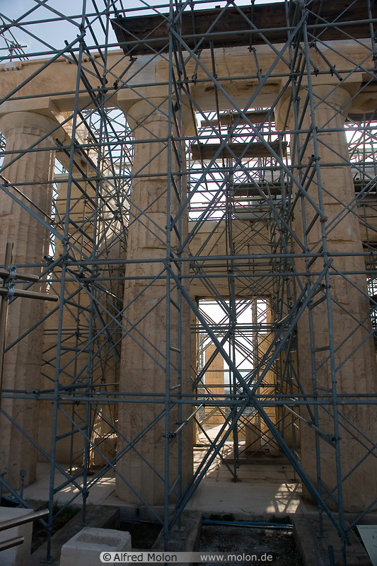 10 Propylaia gate under restoration