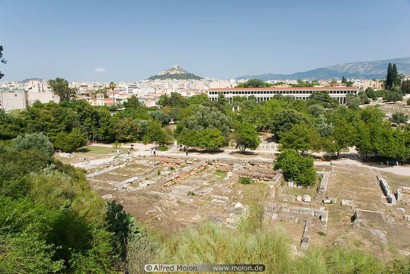 07 Agora ruins and Lykavittos hill
