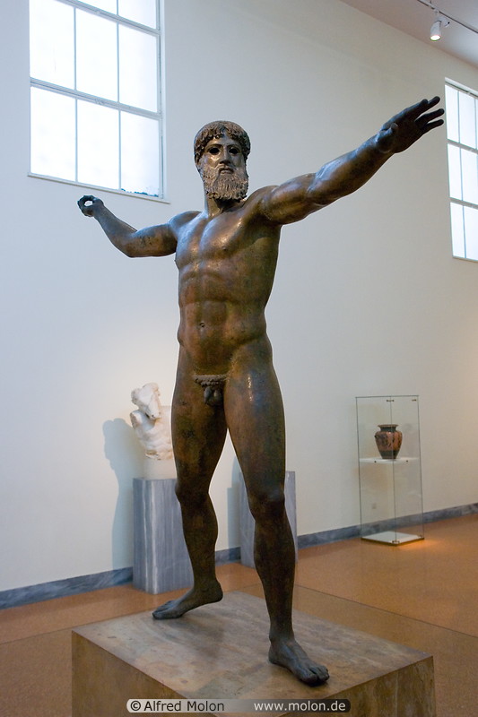 03 Bronze statue of Zeus or Poseidon