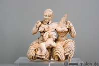 21 Female deities ivory statues