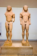 02 Pair of marble kouroi statues