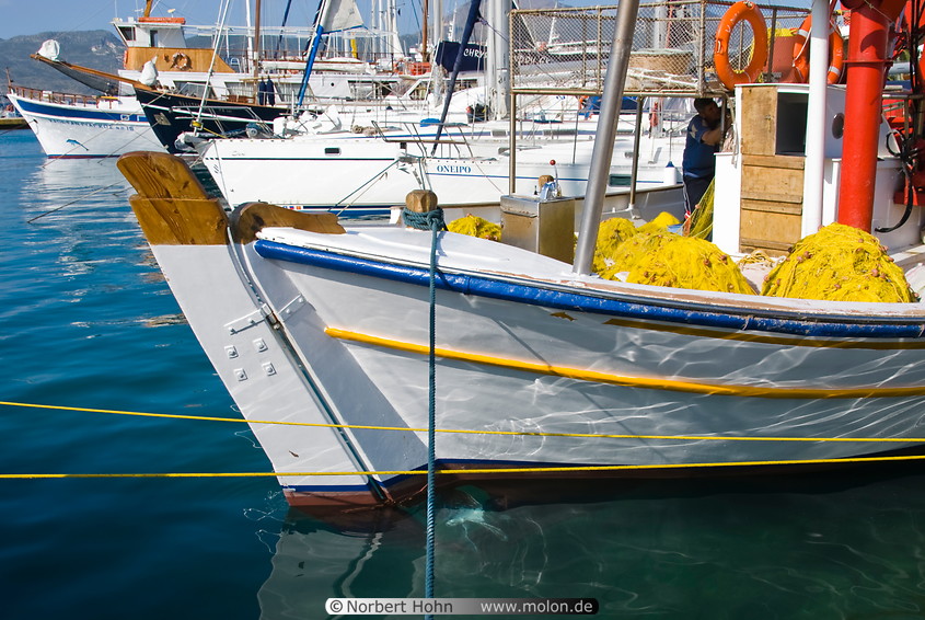 61 Fishing boats in Adamas harbour