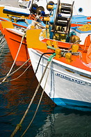 05 Fishing boats in Mykonos harbour
