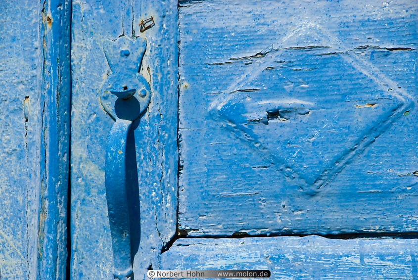 19 Old blue door