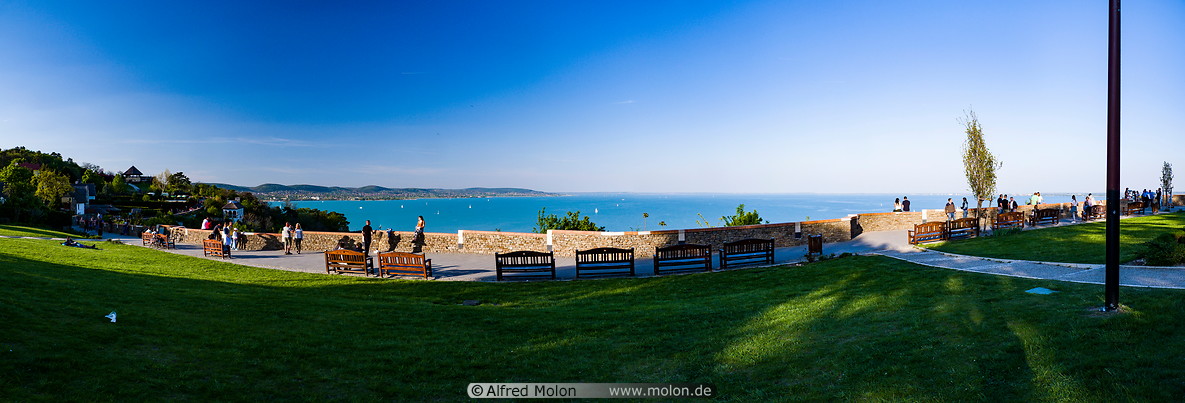 14 Tihany lookout point with lake Balaton view