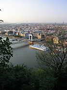 09 View of Pest and Erzsebet bridge