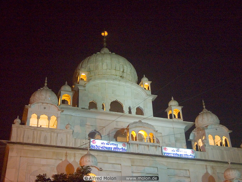 11 Sikh temple at night