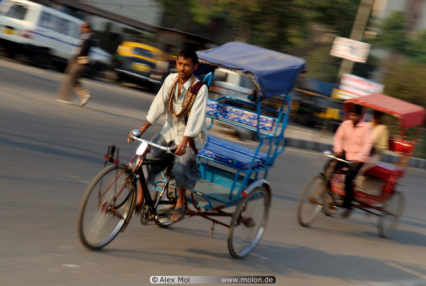 12 Bicycle rickshaws