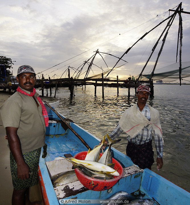11 Fishermen with their catch