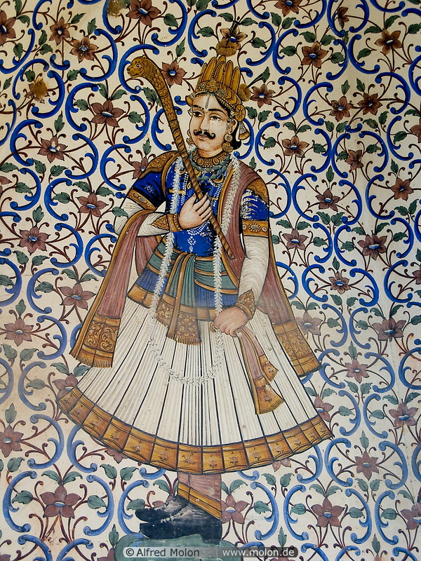 03 Fresco with Indian prince