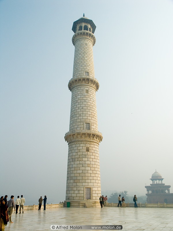 22 White marble tower