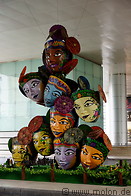 06 Puppet heads in Grand Indonesia mall