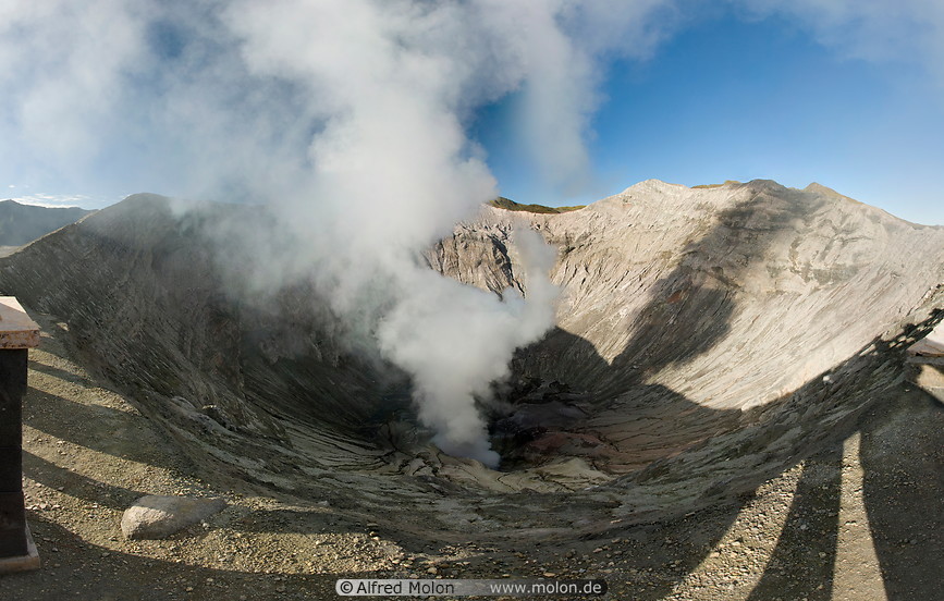 10 Smoking Mount Bromo volcanic cone