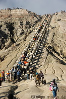 08 Tourists climbing staircase to Mt Bromo volcanic cone