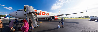 02 Lion air plane in Ternate airport