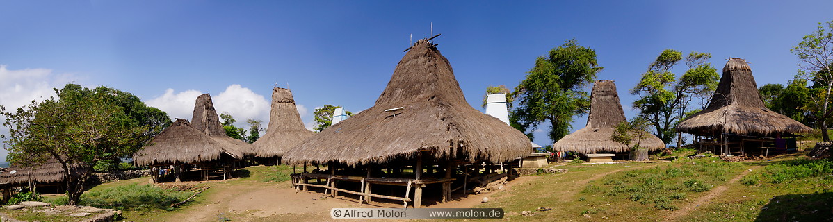 12 Traditional Sumbanese houses in Wuntalaka