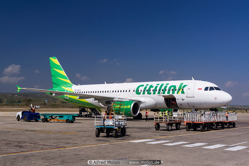 20 Citilink jet in Kupang airport