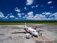 56 Wings Air ATR 72 plane in Gorontalo airport