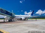 57 Garuda Indonesia plane in Gorontalo airport