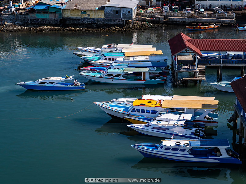 10 Tourist boats in harbour