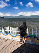 27 Man fishing in Lake Tondano