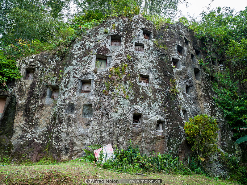 10 Tombs carved in a cliff