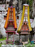 09 Small Tongkonan houses for coffins