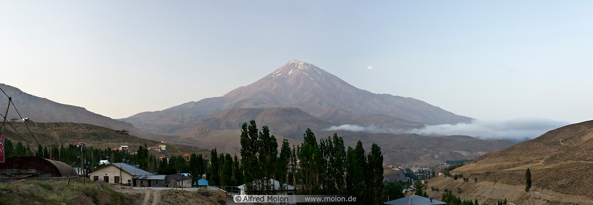 06 View of Mt Damavand from Polur