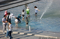 10 Children playing in the pool
