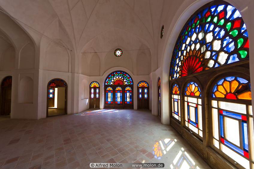 16 Stained glass windows room
