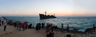 12 Greek ship viewpoint at sunset