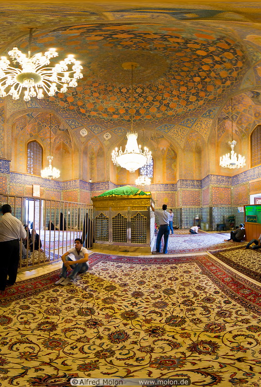 17 Mausoleum hall with decorated walls