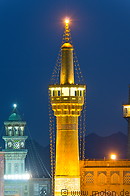 21 Golden minaret at night
