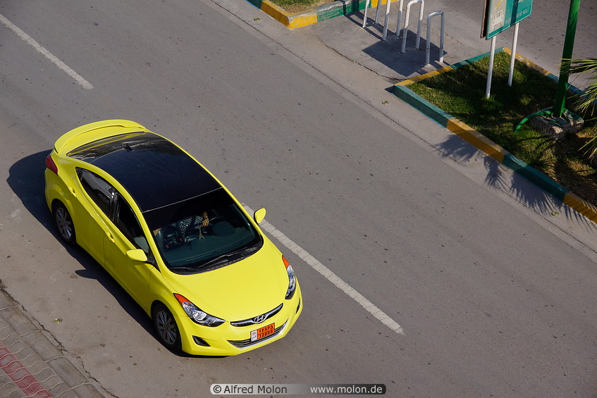 03 Yellow Hyundai car