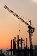 05 Building crane at sunset