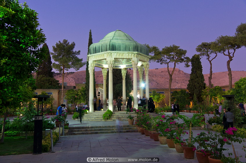 12 Tomb of Hafez at dusk